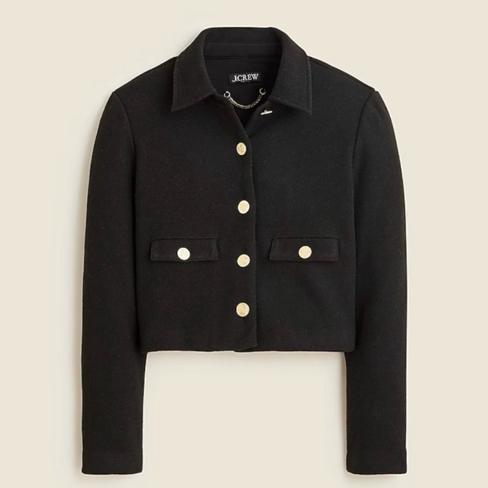 J.Crew Patch-Pocket Lady Jacket in Wool